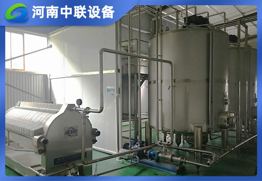紙板壓濾機+配（pèi）料係統
