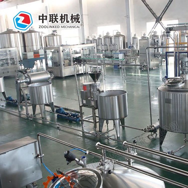 中（zhōng）聯（lián）定製整套粗糧飲料生產線 小型五穀雜糧飲料加工設備