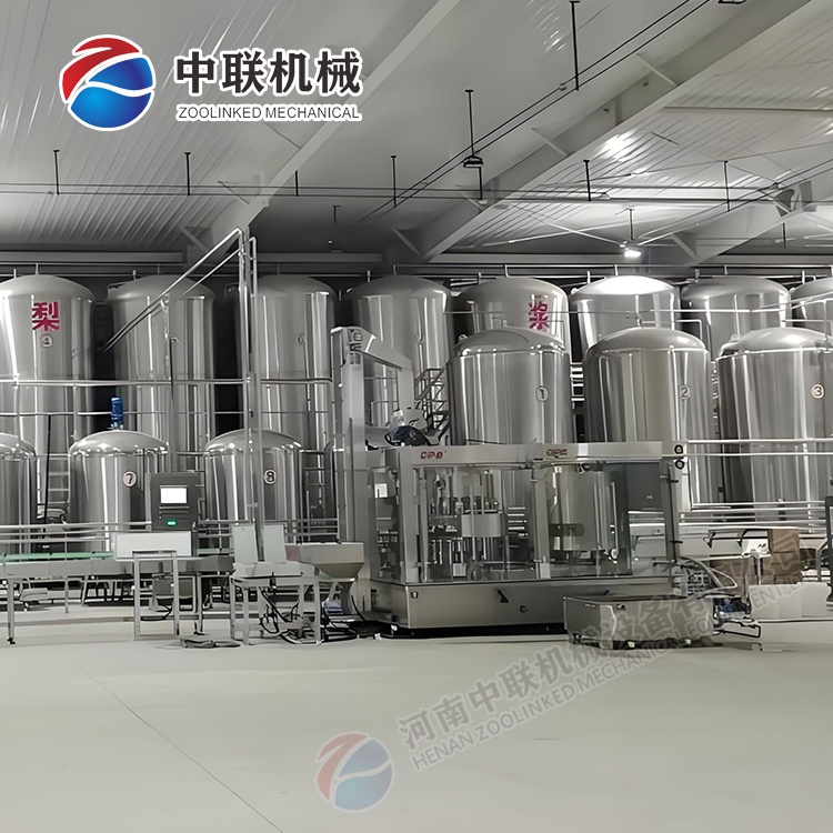 整套藍莓（méi）果醋飲料生產線設備